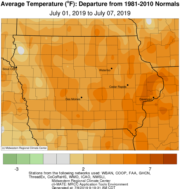 Iowa Crop Progress and Conditions Report July 17, 2019 Iowa